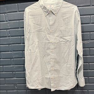 Southern Tide Men's Blue Checkered Shirt